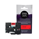 Brother TZe-431 Compatible Premium Tape Noir / Rouge 12mm