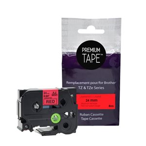 Brother TZe-451 Compatible Premium Tape Noir / Rouge 24mm
