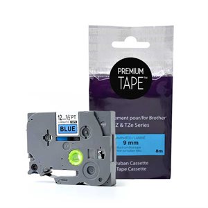 Brother TZe-531 Compatible Premium Tape Noir / Bleu 12mm