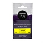 Brother TZe-661 Compatible Premium Tape Noir / Jaune 36mm