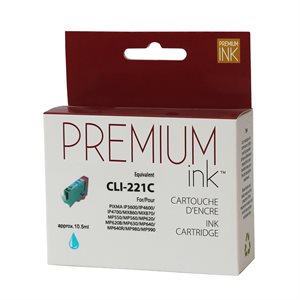 Canon CLI-221 Compatible Cyan Premium Ink