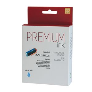 Canon CLI-251XL Cyan compatible Premium Ink