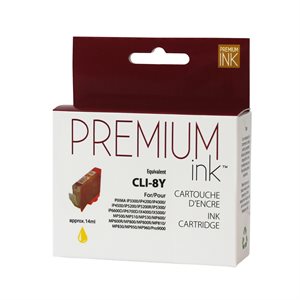 Canon CLI-8 Compatible Yellow Premium Ink