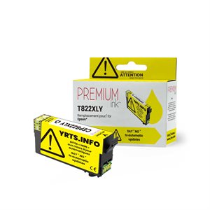 Epson T822XL420 Compatible Premium Ink YRTS Yellow