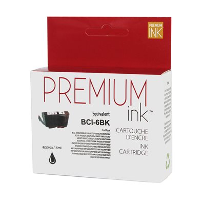 Canon BCI 6 Compatible Noir Premium Ink