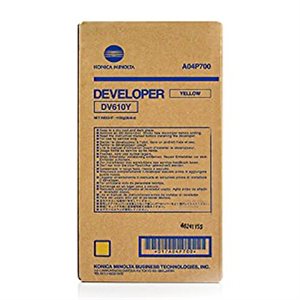 Konica Minolta DV610Y (A04P700) OEM Yellow Developer