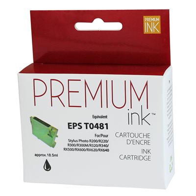 Epson T048120 R200 / 300 Compatible Noir Premium Ink TBD