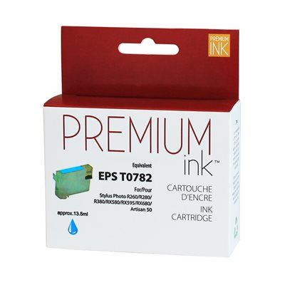 Epson T0782 Compatible Cyan Premium Ink