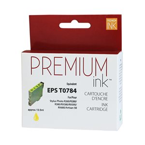 Epson T0784 Compatible Jaune Premium Ink