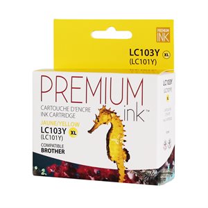 Brother LC103YS Yellow Premium Ink Compatible (Box of 100)