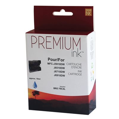 Brother LC79XL Compatible Cyan Premium Ink (19 ml)