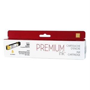 HP 980 - Jaune Premium Ink pigmentée 6.6K