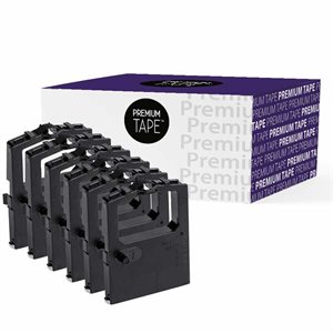Okidata 52102001 Compatible Premium Tape Noir (Paquet de 6)
