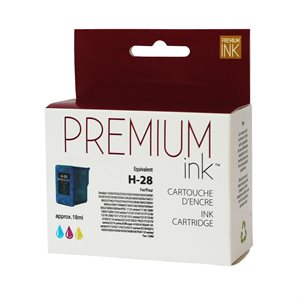 HP No. 28 C8728A Reman Couleur Premium Ink