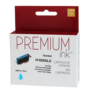 HP No. 920XL CD972A Compatible Cyan Premium Ink