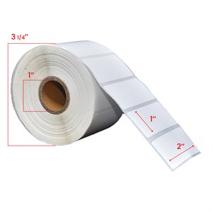 2x1'' Direct Thermal Labels 1''Core (1300)