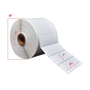 3x1'' Direct Thermal Labels 1''Core (2000)