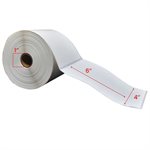 4x6'' Direct Thermal Labels 1''Core 250 / rolls - 12 / cs